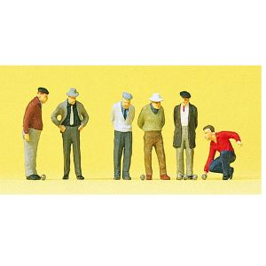 Preiser Modélisme HO : Figurines - Joueurs de pétanque