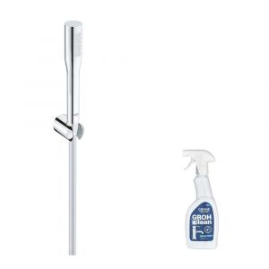 Grohe Douchette 1 jet Vitalio Get Stick avec support mural chromé + nettoyant Grohclean