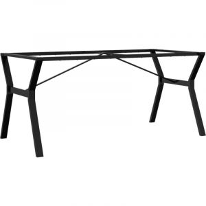 VidaXL Pieds de table à manger cadre en Y 160x80x73 cm fonte, pied de table, pied de table d’extrémité,, pied de table d’appoint, pied de fer