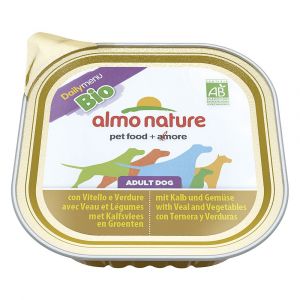 Image de Almo Nature Bio Paté Veau & légumes 300g