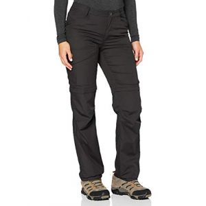 Fjällräven Daloa Shade Pantalon convertible avec fermeture éclair Femme, dark grey EU 42 Pantalons trekking & randonnée