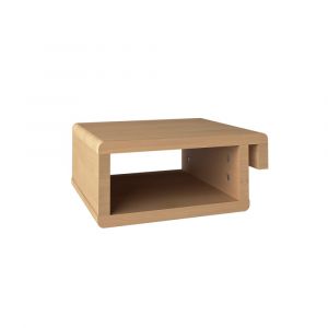 Chevet suspendu bois massif