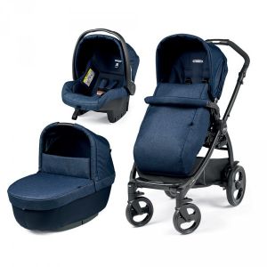 Image de Peg Perego Pack poussette trio futura indigo