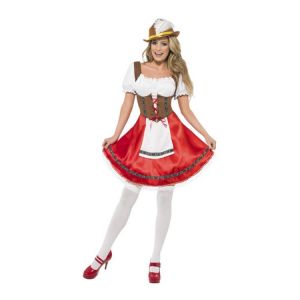 Smiffy's Deguisement Robe Bavaroise Rouge - Rouge - S