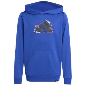 Adidas Mixte Enfant Climacool Camo Training Graphic Hoodie Junior, Team Royal Blue, 9-10 Years