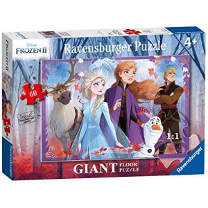 Ravensburger Disney Frozen Puzzle de Sol géant Reine des Neiges 2-60 pièces-pour Enfants à partir de 4 Ans, 3031,