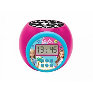 Lexibook Compatible - Barbie Projector Alarm Clock With Timer (Rl977b