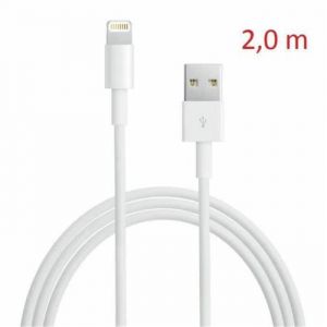 Rock Câble Lightning 2m Charge Et Synchro Rapide (2.4 A) Oem 100% Apparence & Structure Interne Chargeur Apple Pour Iphone 5 6 7 &