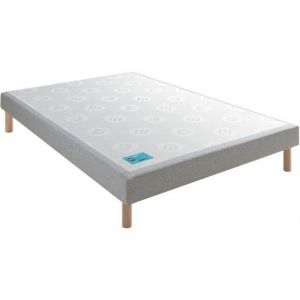 Merinos Sommier 160 x 200 Petit Dormeur chine gris clair 1620