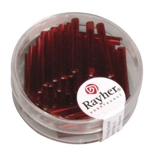Rayher Chevilles en verre 20mm - rouge