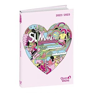 Image de Quo Vadis Agenda journalier Eurotextagenda Jeremyville - 12x17 cm - Août/Juillet - Summer - Lot de 2