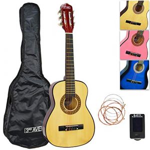 3rd Avenue 3rd Class Pack de guitare classique 1/4 taille - Naturel