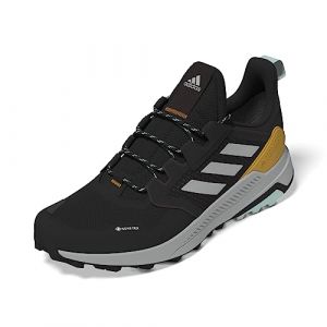 Adidas Homme Terrex Trailmaker GTX Shoes-Low, Core Black/Wonder Silver/Semi Flash Aqua, 42 2/3 EU