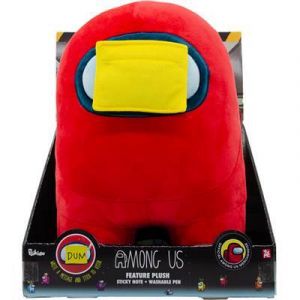 Peluche officielle personalisable avec stylo YuMe Toys Among Us Post It 30 cm