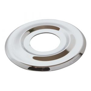 SOMATHERM FOR YOU, Rosace plate chromée 55mm - Lot de 2 - Raccord 20/27 - Idéale pour habiller le contour des robinets et tuyauteries - Finition élégante et discrète