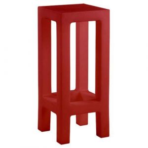 Vondom Jut Taburete Tabouret Haut Rouge