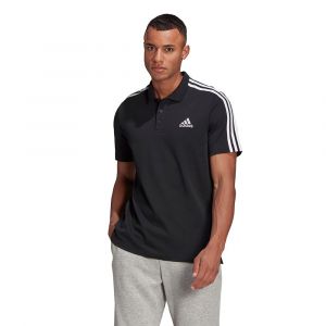 Image de Adidas Aeroready Essentials Piqué Embroidered Small Logo 3-stripes S Black / White - Black / White - S