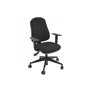 Chaise UNISIT Simple SY, Asiento acolchado, Respaldo acolchado, Noir, Noir, Polipropileno, Polipropileno
