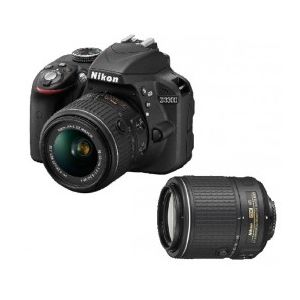 Nikon D3300 (avec 2 objectifs 18-55mm et 55-500mm)