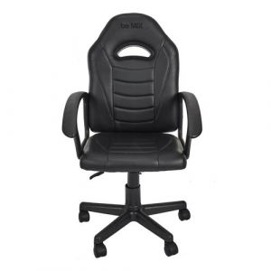 Image de Scorp Fauteuil de Bureau sur Roulettes Simili Cuir Noir Noir