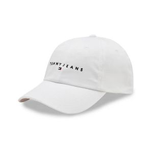 Tommy Jeans Casquette Homme Baseball, Blanc (White), S-M