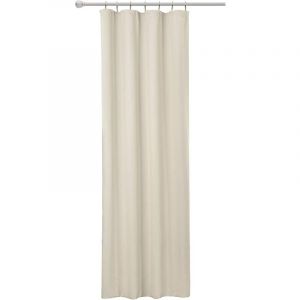 Woltu - 1PC Rideau Opaque Passe Tringle Rideau occultant en Polyester 135x245cm. Cr&egrave;me