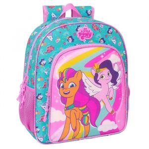 Educa School Bag My Little Pony Magic Pink Turquoise 32 x 38 x 12 cm