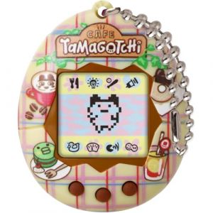 Bandai Tamagotchi - Tamagotchi Original - Tama Café - Animal électronique virtuel avec écran Couleur - Jouet Animal interactif en Français - Thème Café - Jouet Enfant 8 Ans et + - 42997