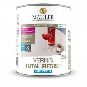 Vernis Total Résist' - 0,5 litre - incolore aspect cire Mauler