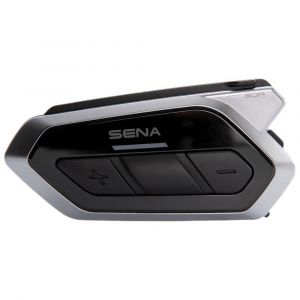 Sena 50r Low Profile Motorcycle Bluetooth Communication System W/mesh Intercom Dual Pack One Size Black / Grey - Black / Grey - Taille One Size