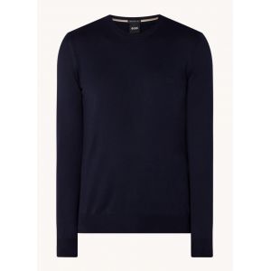 Hugo Boss Pull en maille fine Botto en laine vierge