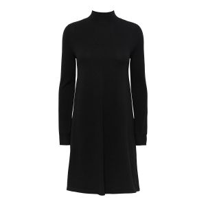 Pieces Robe pull, col montant Noir - Taille L;M;S;XL;XS