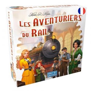 Days of Wonder Asmodee - Les AVENTURIERS du Rail : Etats-Unis - Jeu de Base Nouvelle Edition - Jeu de Société et Stratégie pour Enfants dès 8 Ans - As d'or - 2 à 5 Joueurs - en Français