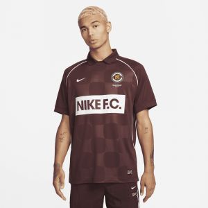 Nike Maillot de football &agrave; manches courtes Dri-FIT F.C. pour homme - Rouge - Taille L - Male