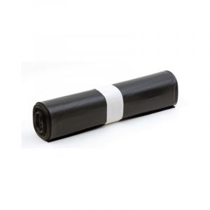 Rouleau de 20 sacs poubelle CRISTAL HYGIENE noir 150L 50 microns - SB13C5NR