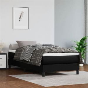 VidaXL Matelas &agrave; ressorts ensach&eacute;s pour enfants 80x160 cm similicuir, meuble de chambre &agrave; coucher, matelas &agrave; ressorts, matelas de lit avec housse de fermeture &eacute;clair