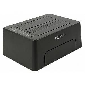 Delock Station d'Accueil USB Type-C 3.1 pour 2 x SATA HDD/SSD
