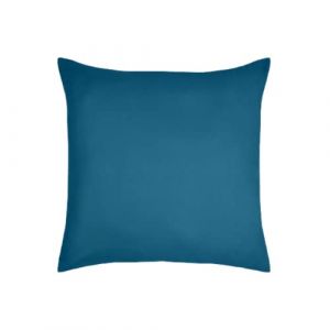LOVELY CASA Taie d'oreiller -Taille 63x63 cm - 100% Coton certifié Oeko-Tex - Excellente qualité - Couleur Pétrole -Modèle Eden - Linge de Lit pour Maison - Doux et Confortable - Unisexe - Mixte