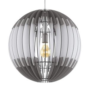 Eglo Suspension OLMERO Nickel mat, 1 lumi&egrave;re - Moderne - Int&eacute;rieur - OLMERO - D&eacute;lai de livraison moyen: 8 &agrave; 12 jours ouvr&eacute;s. Port gratuit France m&eacute;tropolitaine et Belgique d&egrave;s 100 ?.