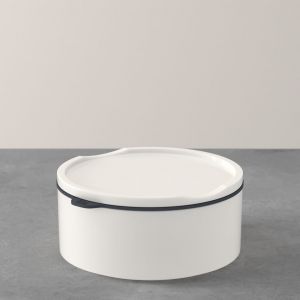 Villeroy & Boch Boîte à déjeuner To Go & To Stay porcelaine M Ø13 cm Blanc