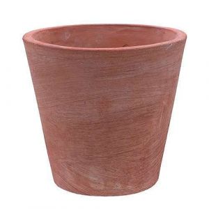 Antico Mestiere Terracotta moderne Vase conique moderne 20cm