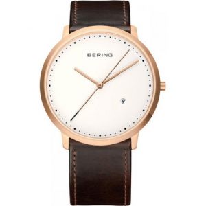 Image de Bering Time 11139 - Montre pour homme avec bracelet en cuir