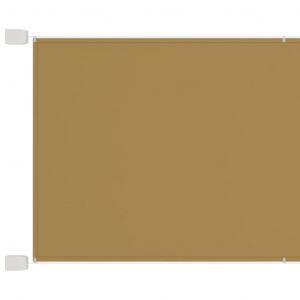 VidaXL Auvent vertical Beige 140x600 cm Tissu oxford