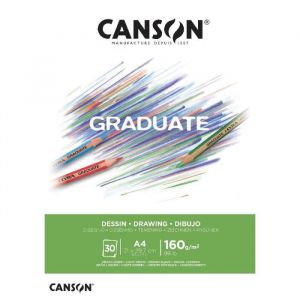 Canson Bloc 'Graduate Dessin' 30 feuilles format A4 de