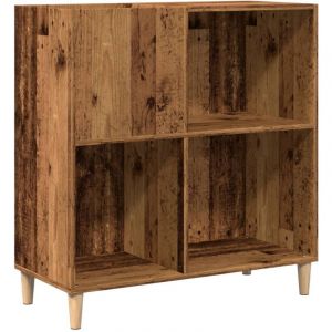 VidaXL Armoire &agrave; disques vieux bois 84,5x38x89 cm bois d'ing&eacute;nierie