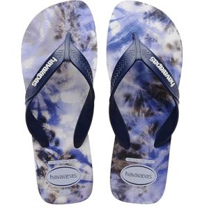 Havaianas Tongs de surf pour homme, Blanc, bleu marine, blanc, 7.5/8 UK