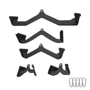 Accessoires De Traction Lat-Duoku-Ensemble De 5 Barres En T Et En V Pour Machine &Agrave; C&acirc;ble-Barre De Traction Pour Triceps