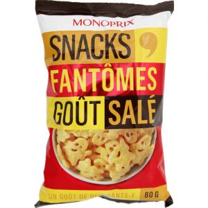 Monoprix Snacks fant&ocirc;mes go&ucirc;t sal&eacute; - Le sachet de 80g