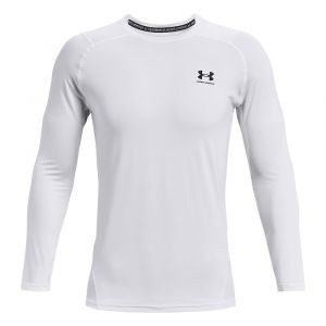 Under Armour Haut à manches longues ajusté HeatGear Armour pour homme White - Taille XL