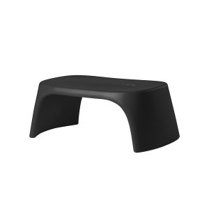 Slide Table basse Amélie / Banc - L 108 cm - Plastique noir en matière plastique